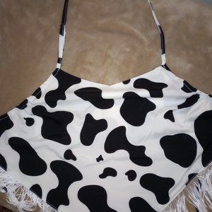 Cow halter top